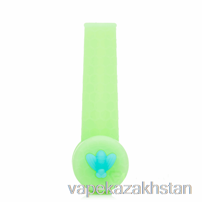 Vape Smoke Stratus Trio Silicone Pipe UV Slime (UV Blue Bee / UV Green)